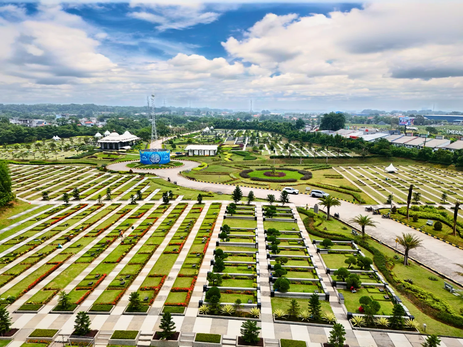 Site plan Al-Azhar Memorial Garden Karawang