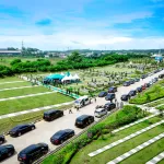 Amg Aerial Belakang Pemakaman Ramai Al-Azhar Memorial Garden