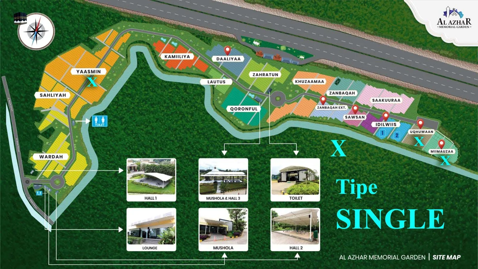 Sitemap AMG Single Mei26 Al-Azhar Memorial Garden